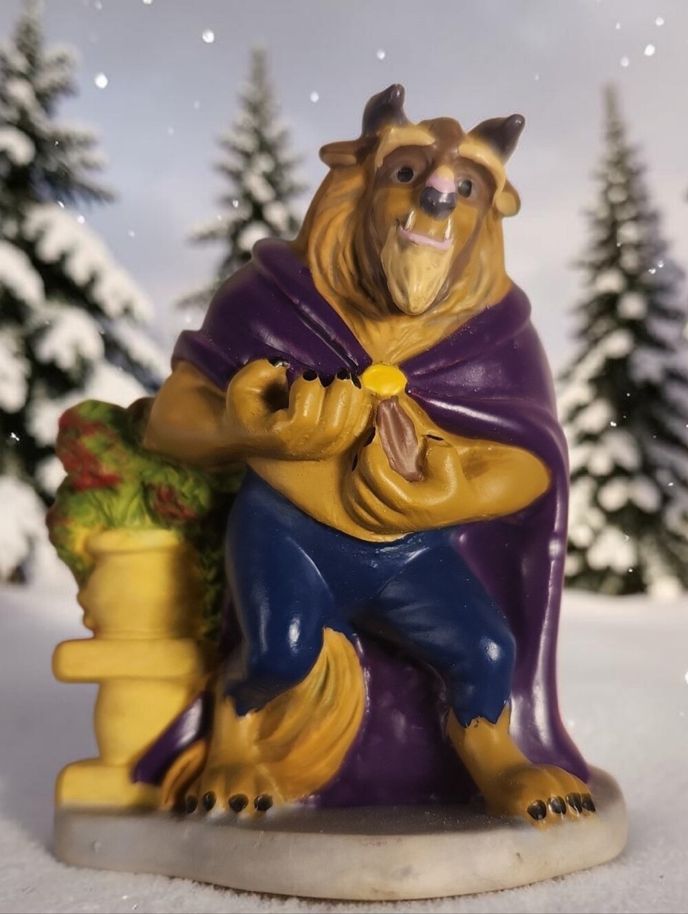 Lenox Disney Beast Mini Figurine Beauty and the Beast Collectible